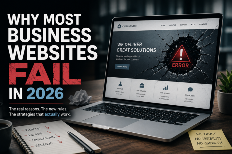 Why Most Business Websites Fail in 2026