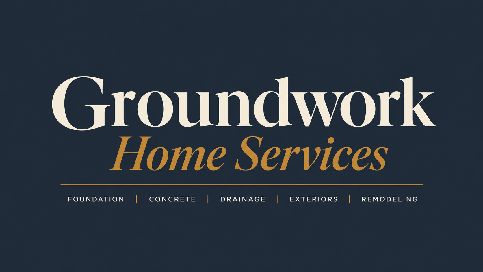 Groundwork Home Services